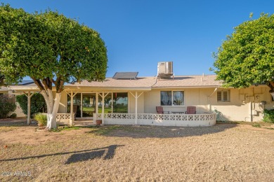 GOLF COURSE LOT! This home sits on the 18th fairway of the on Sun City Country Club in Arizona - for sale on GolfHomes.com, golf home, golf lot