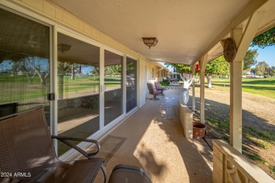 GOLF COURSE LOT! This home sits on the 18th fairway of the on Sun City Country Club in Arizona - for sale on GolfHomes.com, golf home, golf lot