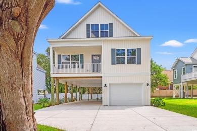 Charming New Construction Beach House with Pool and Ample on Beachwood Golf Club in South Carolina - for sale on GolfHomes.com, golf home, golf lot