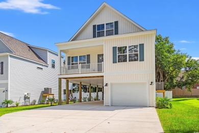 Charming New Construction Beach House with Pool and Ample on Beachwood Golf Club in South Carolina - for sale on GolfHomes.com, golf home, golf lot