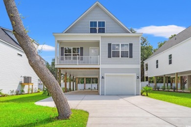 Charming New Construction Beach House with Pool and Ample on Beachwood Golf Club in South Carolina - for sale on GolfHomes.com, golf home, golf lot