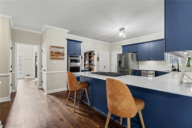 Stunning traditional brick-front home with exceptional curb on Heritage Golf Links in Georgia - for sale on GolfHomes.com, golf home, golf lot