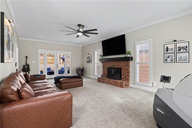 Stunning traditional brick-front home with exceptional curb on Heritage Golf Links in Georgia - for sale on GolfHomes.com, golf home, golf lot