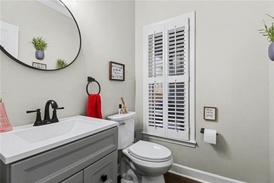 Stunning traditional brick-front home with exceptional curb on Heritage Golf Links in Georgia - for sale on GolfHomes.com, golf home, golf lot