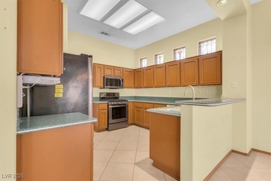 Step into this immaculate SUMMERLIN single-story retreat on Highland Falls Golf Club in Nevada - for sale on GolfHomes.com, golf home, golf lot