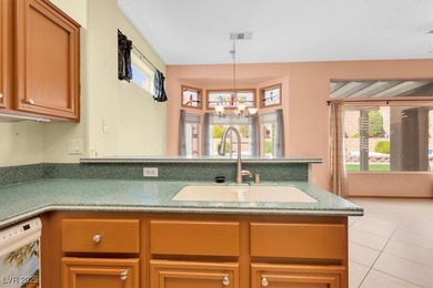 Step into this immaculate SUMMERLIN single-story retreat on Highland Falls Golf Club in Nevada - for sale on GolfHomes.com, golf home, golf lot