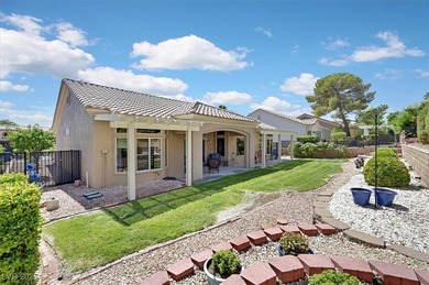 Step into this immaculate SUMMERLIN single-story retreat on Highland Falls Golf Club in Nevada - for sale on GolfHomes.com, golf home, golf lot