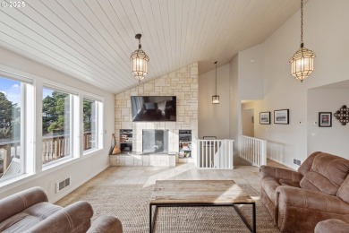 This modern and beautifully designed two story home is located on Old Bandon Golf Links in Oregon - for sale on GolfHomes.com, golf home, golf lot