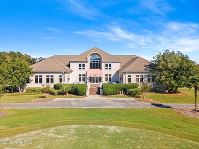 Expansive open views of Lions Paw #13 fairway and pond from this on Ocean Ridge Plantation in North Carolina - for sale on GolfHomes.com, golf home, golf lot