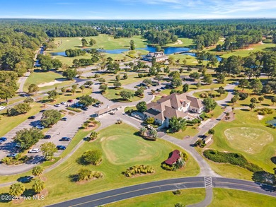 Expansive open views of Lions Paw #13 fairway and pond from this on Ocean Ridge Plantation in North Carolina - for sale on GolfHomes.com, golf home, golf lot