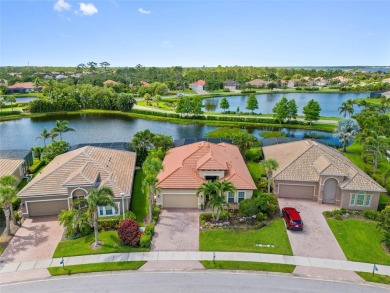 EXCEPTIONAL 2 BEDROOM + DEN, 2 BATH, 2-CAR GARAGE LAKEFRONT POOL on Riverwood Golf Club in Florida - for sale on GolfHomes.com, golf home, golf lot