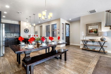 This stunning home is located in the highly sought-after on Entrada at Snow Canyon in Utah - for sale on GolfHomes.com, golf home, golf lot