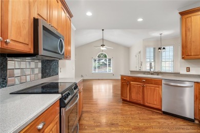 Quality craftsmanship in this one level brick home perfectly on Cobbs Glen Country Club in South Carolina - for sale on GolfHomes.com, golf home, golf lot