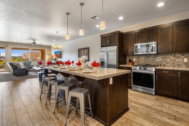 This stunning home is located in the highly sought-after on Entrada at Snow Canyon in Utah - for sale on GolfHomes.com, golf home, golf lot