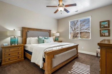 This stunning home is located in the highly sought-after on Entrada at Snow Canyon in Utah - for sale on GolfHomes.com, golf home, golf lot