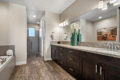 This stunning home is located in the highly sought-after on Entrada at Snow Canyon in Utah - for sale on GolfHomes.com, golf home, golf lot