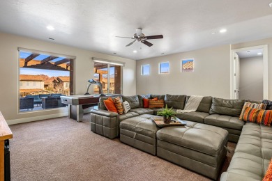This stunning home is located in the highly sought-after on Entrada at Snow Canyon in Utah - for sale on GolfHomes.com, golf home, golf lot