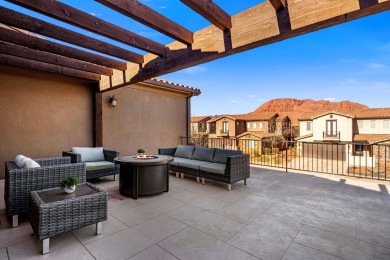 This stunning home is located in the highly sought-after on Entrada at Snow Canyon in Utah - for sale on GolfHomes.com, golf home, golf lot