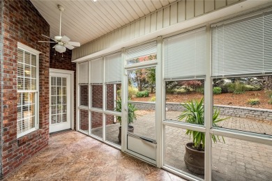 Quality craftsmanship in this one level brick home perfectly on Cobbs Glen Country Club in South Carolina - for sale on GolfHomes.com, golf home, golf lot