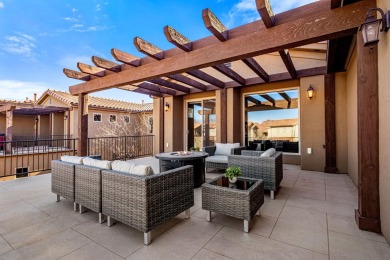 This stunning home is located in the highly sought-after on Entrada at Snow Canyon in Utah - for sale on GolfHomes.com, golf home, golf lot