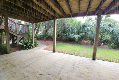 New roof coming end of July! Huge ground floor of extra living on Sea Palms Golf and Tennis Resort in Georgia - for sale on GolfHomes.com, golf home, golf lot