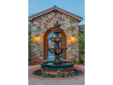 This stunning home is located in the highly sought-after on Entrada at Snow Canyon in Utah - for sale on GolfHomes.com, golf home, golf lot