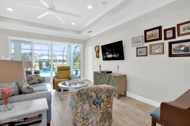 Tropical-inspired Coconut model single-family pool & spa home on LPGA International Golf Course in Florida - for sale on GolfHomes.com, golf home, golf lot
