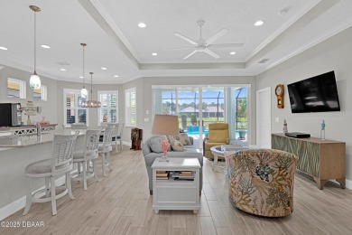 Tropical-inspired Coconut model single-family pool & spa home on LPGA International Golf Course in Florida - for sale on GolfHomes.com, golf home, golf lot