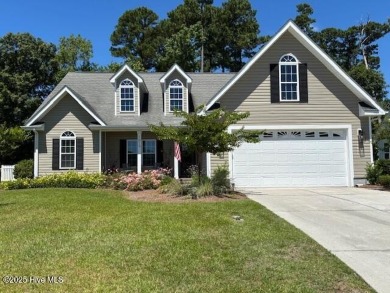 This classic one story, remodeled in 2022, is where modern and on Morehead City Country Club in North Carolina - for sale on GolfHomes.com, golf home, golf lot