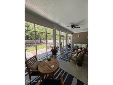 This classic one story, remodeled in 2022, is where modern and on Morehead City Country Club in North Carolina - for sale on GolfHomes.com, golf home, golf lot