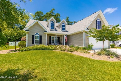 This classic one story, remodeled in 2022, is where modern and on Morehead City Country Club in North Carolina - for sale on GolfHomes.com, golf home, golf lot