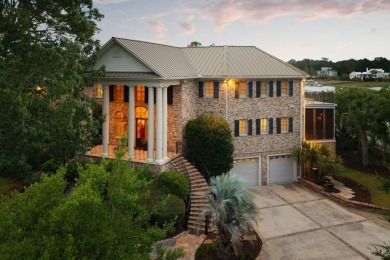 Discover waterfront living at its finest in this beautiful on RiverTowne Country Club in South Carolina - for sale on GolfHomes.com, golf home, golf lot
