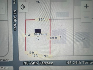OVERSIZED CORNER LOT located in NE Cape Coral! NO FLOOD on Del Tura Golf and Country Club in Florida - for sale on GolfHomes.com, golf home, golf lot
