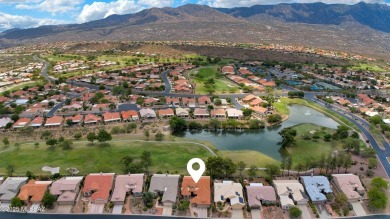 Incredible Views of Hole #3 SaddleBrooke, Lake & Mountains await on Saddlebrooke Golf Course in Arizona - for sale on GolfHomes.com, golf home, golf lot