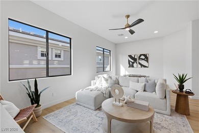 Nestled in guard-gated Eagle Rock community, this stunning home on TPC Las Vegas in Nevada - for sale on GolfHomes.com, golf home, golf lot