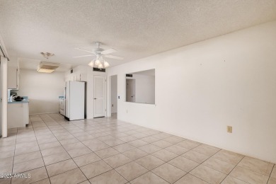 Three bedrooms, 2 bathrooms await you in this home nestled on a on Sun City Lakes West and East in Arizona - for sale on GolfHomes.com, golf home, golf lot