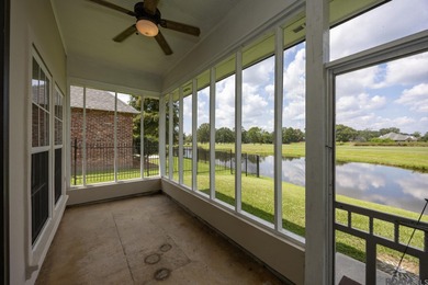 Freshly painted, located on the golf course and waterfront with on Copper Mill Golf Club in Louisiana - for sale on GolfHomes.com, golf home, golf lot