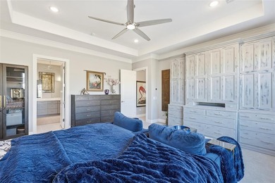 This stunning home is the beautiful sought -out Avalon floor on Wildhorse Golf Club of Robson Ranch in Texas - for sale on GolfHomes.com, golf home, golf lot