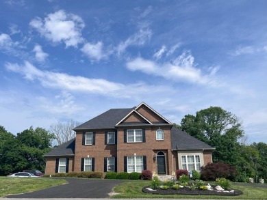 LAKEFRONT! Stately custom-built brick Colonial in sought-after on Old Bridge Golf Club in Kentucky - for sale on GolfHomes.com, golf home, golf lot