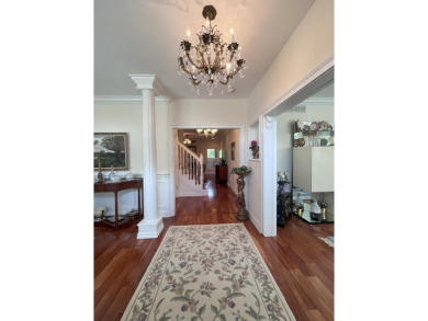 LAKEFRONT! Stately custom-built brick Colonial in sought-after on Old Bridge Golf Club in Kentucky - for sale on GolfHomes.com, golf home, golf lot