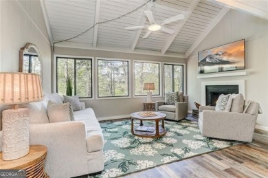 This spectacular villa offers seasonal views of Lake Petit and on Big Canoe Golf Club - Cherokee in Georgia - for sale on GolfHomes.com, golf home, golf lot