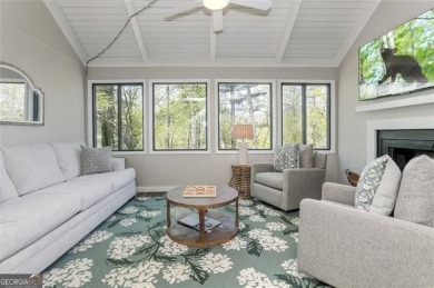 This spectacular villa offers seasonal views of Lake Petit and on Big Canoe Golf Club - Cherokee in Georgia - for sale on GolfHomes.com, golf home, golf lot