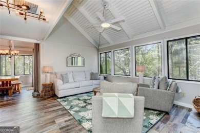 This spectacular villa offers seasonal views of Lake Petit and on Big Canoe Golf Club - Cherokee in Georgia - for sale on GolfHomes.com, golf home, golf lot
