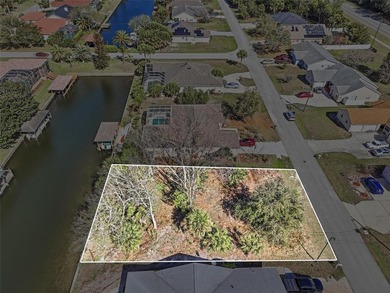 Start with the water. Build the rest.

This 80 by 125 foot on Palm Harbor Golf Club in Florida - for sale on GolfHomes.com, golf home, golf lot