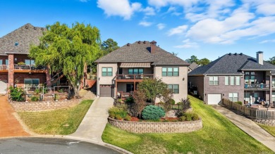 Experience luxury and tranquility at 108 Crestview Drive in on Maumelle Golf and Country Club in Arkansas - for sale on GolfHomes.com, golf home, golf lot