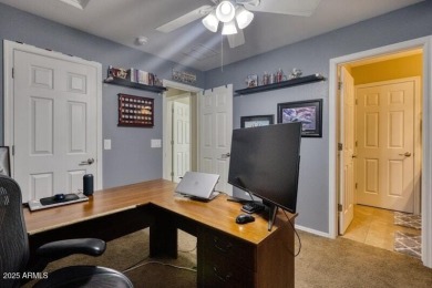 This beautiful 2,706-sqft home features an open floor plan with on Poston Butte Golf Club in Arizona - for sale on GolfHomes.com, golf home, golf lot
