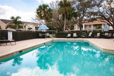 Tasteful 2 BR + den 1st floor condo steps away from a pool. New on Villages of Country Creek Golf Course in Florida - for sale on GolfHomes.com, golf home, golf lot