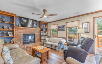 Classic Colonial with golf course views blends timeless charm on Honey Bee Golf Club in Virginia - for sale on GolfHomes.com, golf home, golf lot