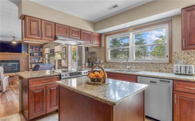 Classic Colonial with golf course views blends timeless charm on Honey Bee Golf Club in Virginia - for sale on GolfHomes.com, golf home, golf lot