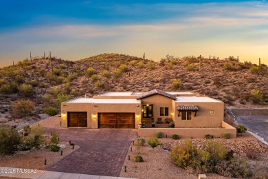 Modern Luxury meets Desert Elegance in this stunning 2023 custom on Starr Pass Golf Club in Arizona - for sale on GolfHomes.com, golf home, golf lot